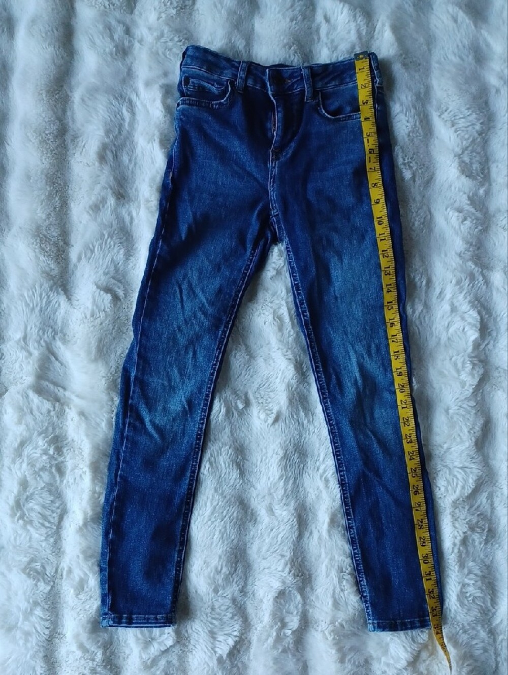 Jack Wills Cropped Super Skinny Dark Blue Skinny Jeans - Picture 4 of 10